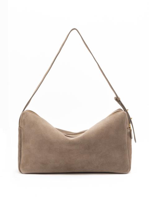 Trousse Large Suede Taupe