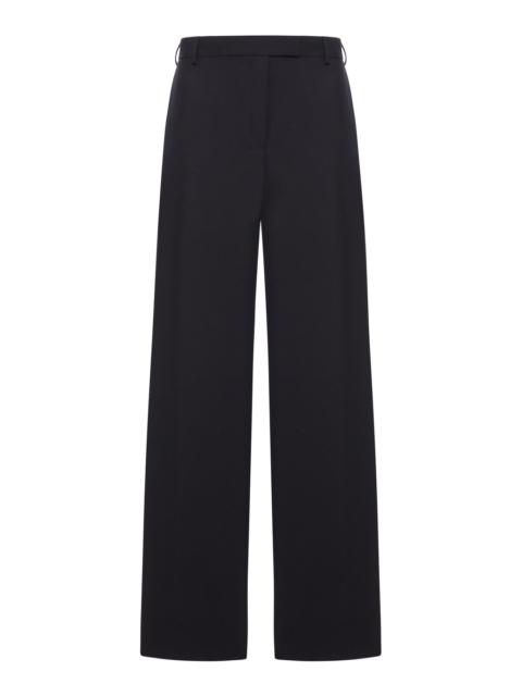 TAILORED MOHAIR WOOL TROUSERS