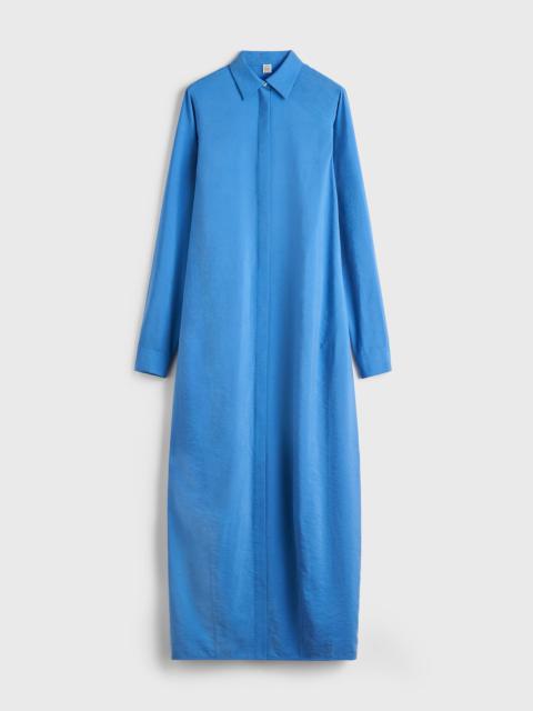 Parachute shirtdress cobalt