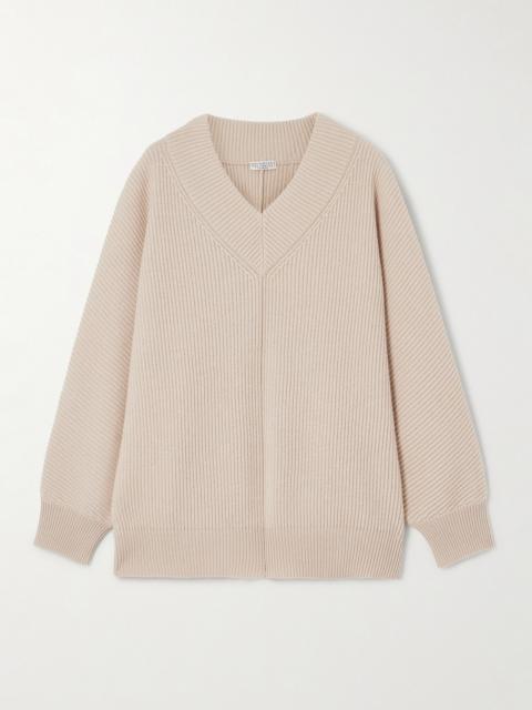 Ribbed Cashmere Sweater