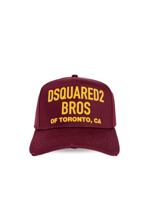 logo-print baseball cap