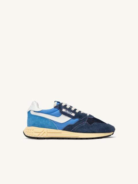 REELWIND LOW SNEAKERS IN BLUETTE AND DIGITAL BLUE NYLON AND SUEDE