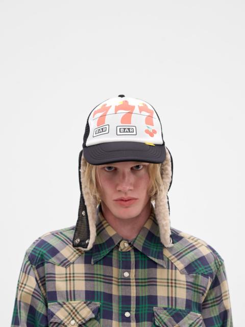 Ear Flaps Slots Trucker Hat