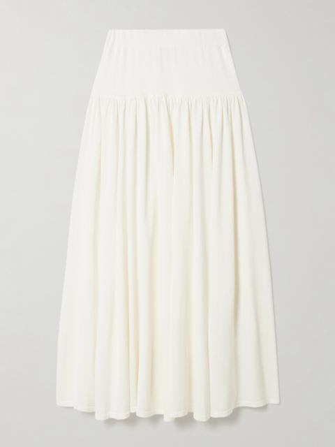 Romy Gathered Knited Maxi Skirt