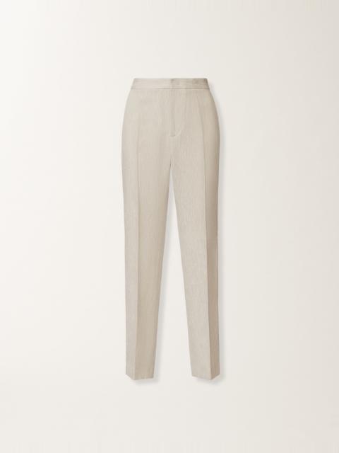 Montefalco Pants in ice fil coupé goccia tailoring