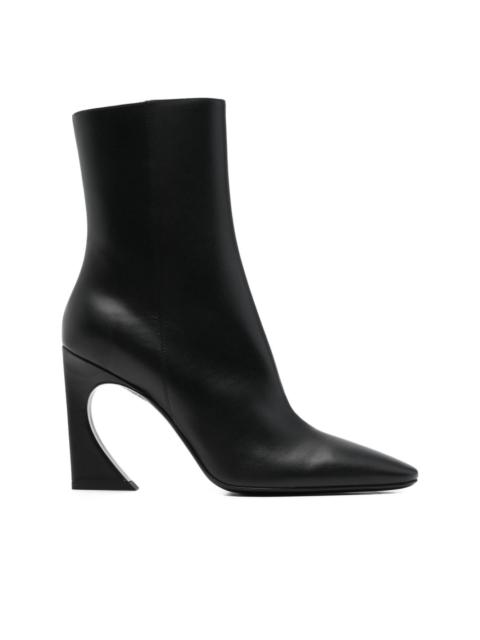 Arco point-toe ankle boots
