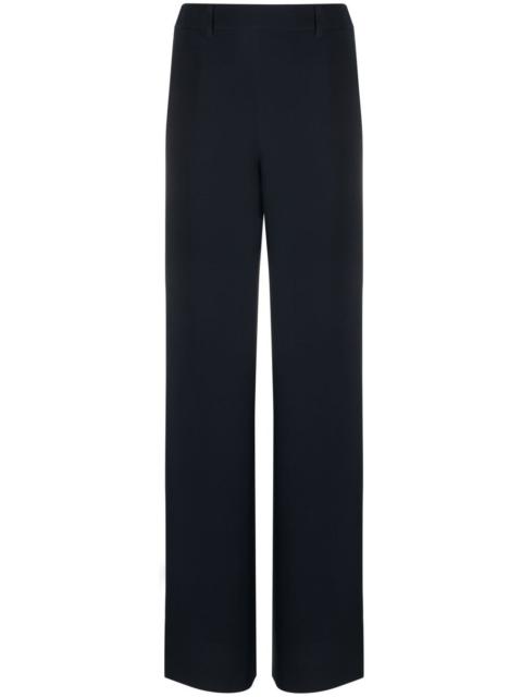 high-waisted wide-leg trousers