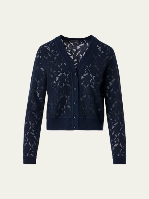 Whitecaps Knit V-Neck Cardigan