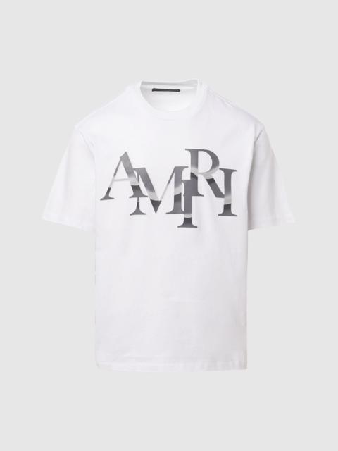 STAGGERED CHROME TEE