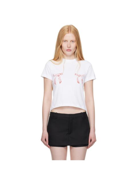 White Bow Ame T-Shirt