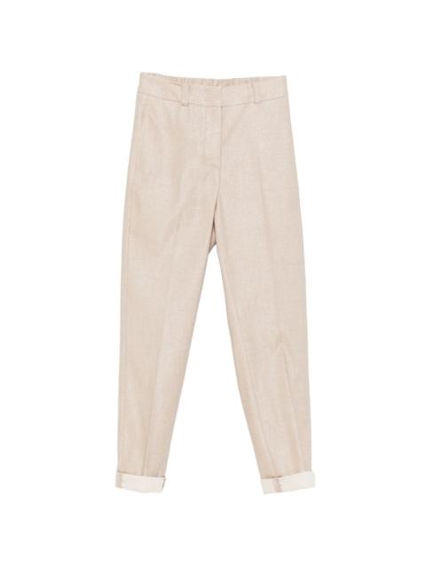 cuffed-hem trousers