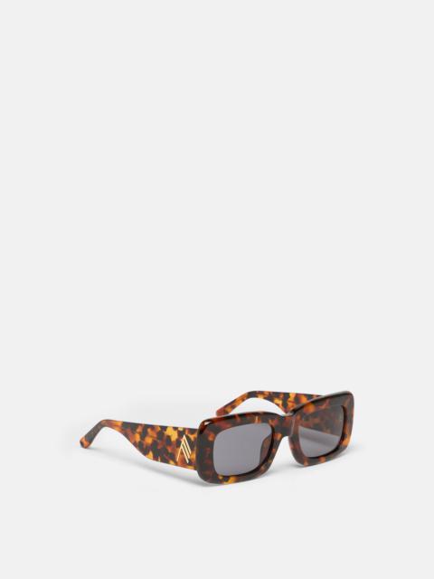 ''MARFA'' TORTOISE SHELL SUNGLASSES