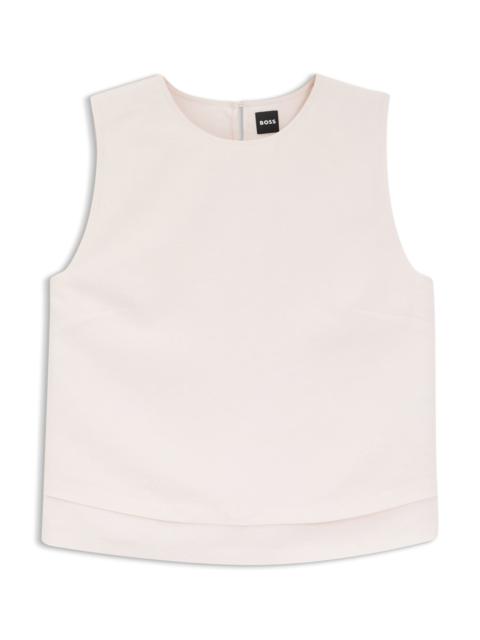 LAYERED TOP WITH OPEN BACK