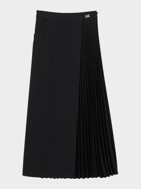 Souvenir Pleated Midi Skirt