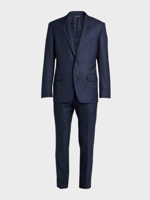 Men's Modern-Fit Wool Two-Button Suit