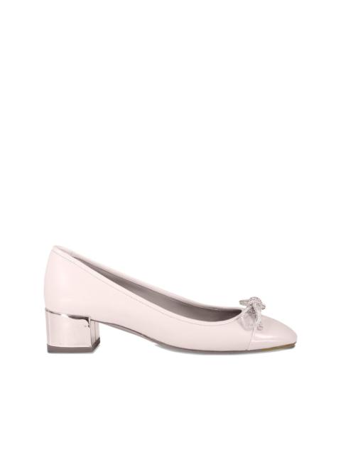 35mm Parisina bow-embellished pumps