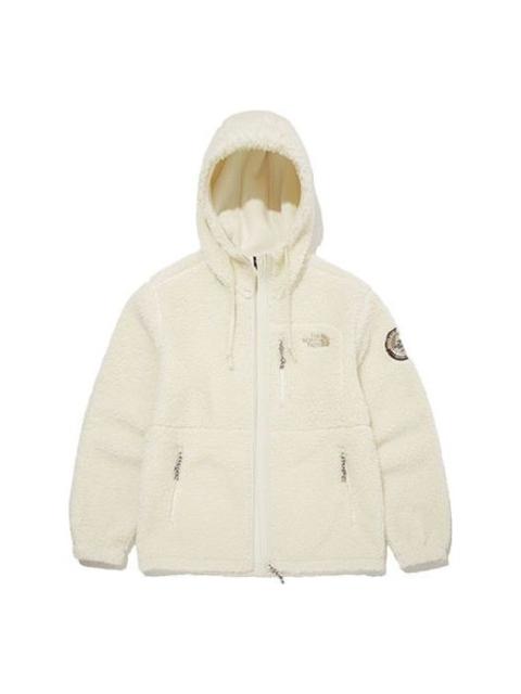 THE NORTH FACE Fleece Hoodie Jacket 'White' NJ4FM57A