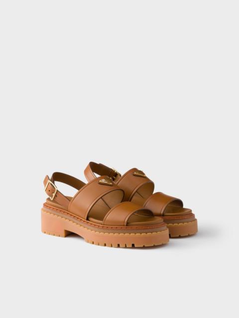 Leather sandals
