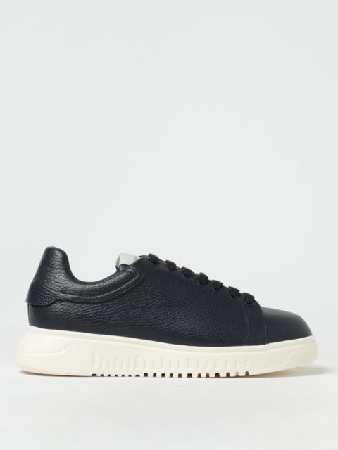 Emporio Armani sneakers in grained leather