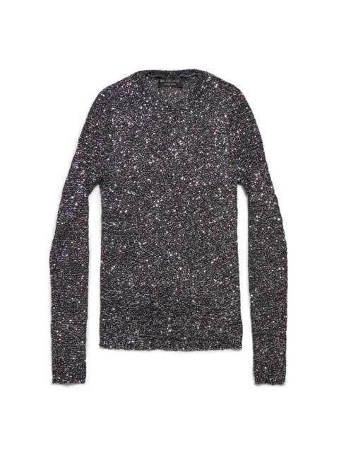 Women's Fitted Sweater in Black