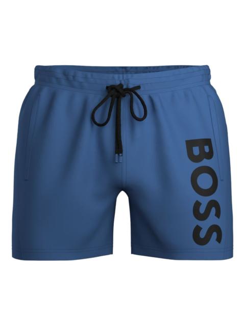 drawstring swim shorts
