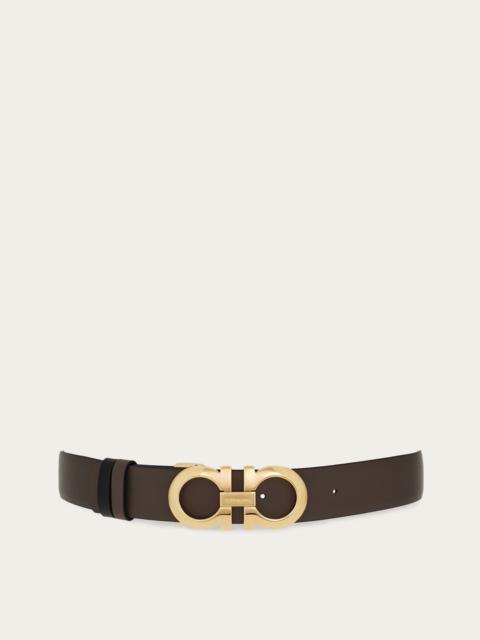 Reversible and adjustable Gancini belt