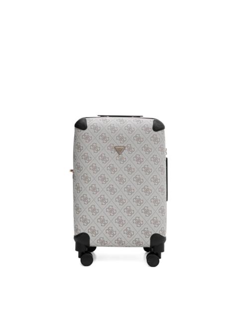 monogram-pattern luggage