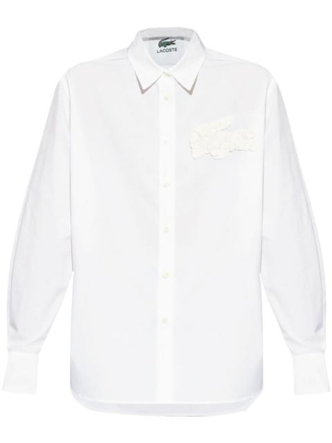 logo-appliqué shirt