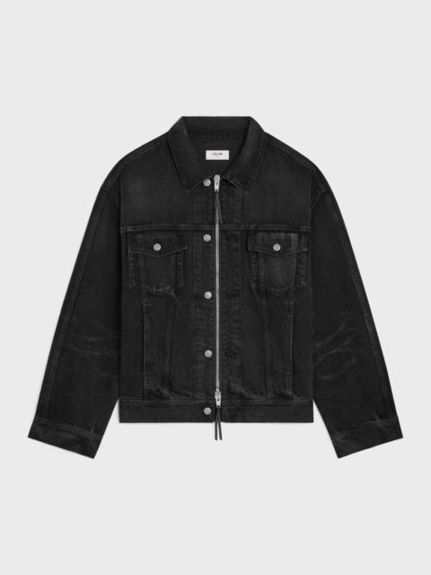 trucker jacket IN cotton denim