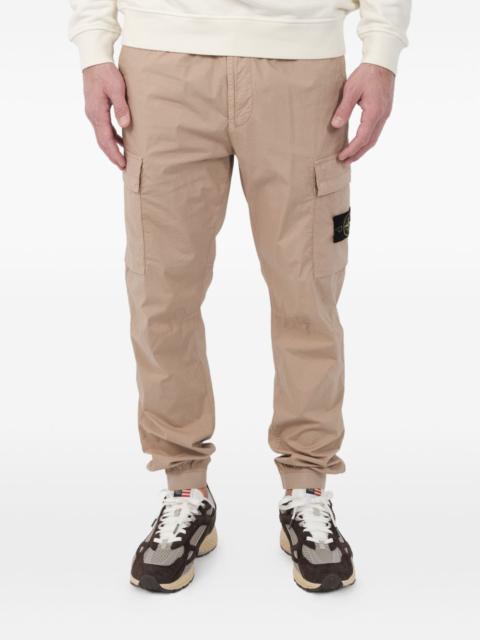 Compass-badge cargo trousers