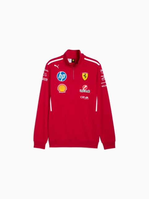 Scuderia Ferrari Team Men's Half-Zip Motorsport Sweatshirt