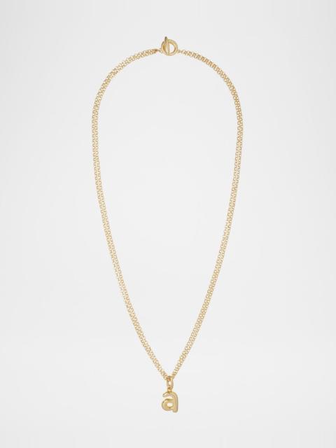 The Puffy Initial Necklace