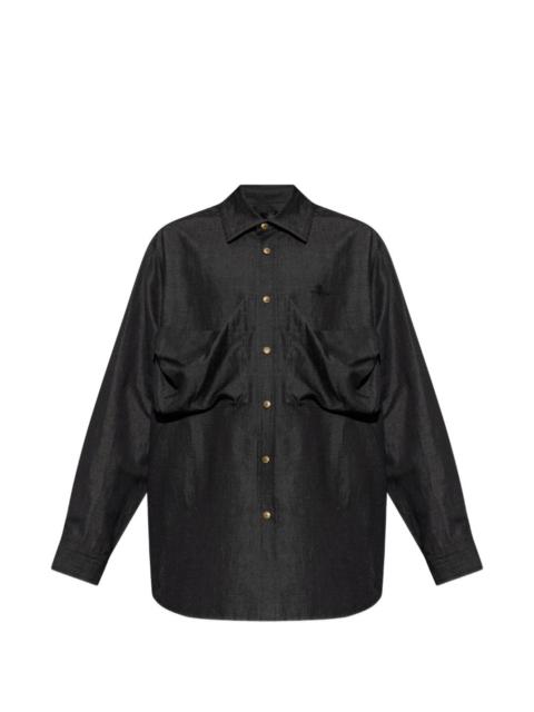 buttoned chest-pockets jacket