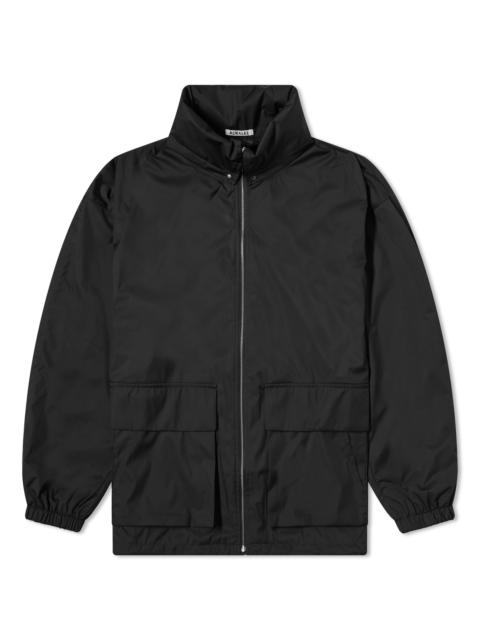 Auralee Satin Laminate Zip Jacket