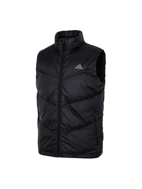 adidas Down Vest Outdoor Stay Warm Stand Collar Black H20775
