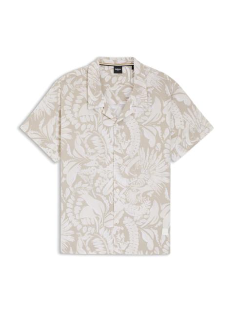 REGULAR-FIT SHIRT WITH ALL-OVER PRINT