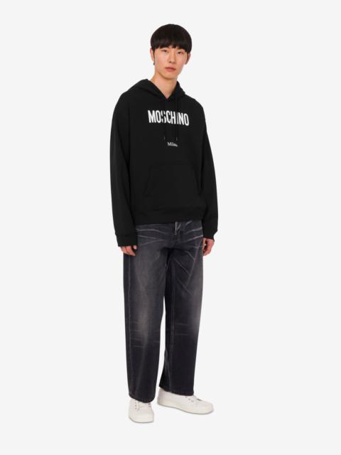 PRINTED ORGANIC COTTON SWEATSHIRT