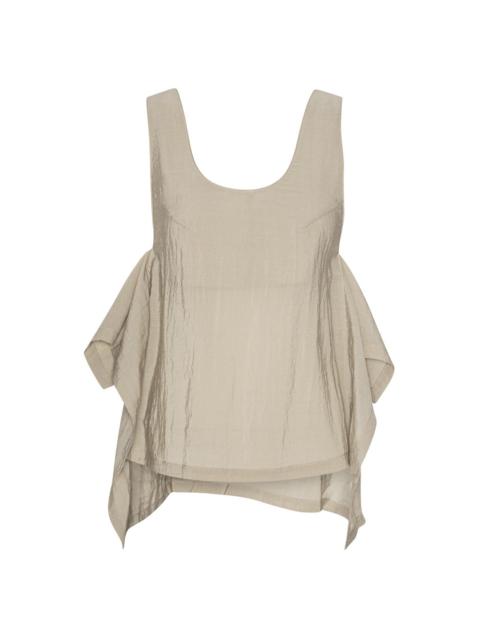 UNCUT TOP - COLD BEIGE