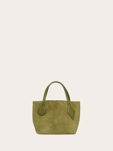 SPROUT TOTE MICRO HERB SUEDE