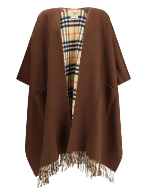 embroidered fringed cape