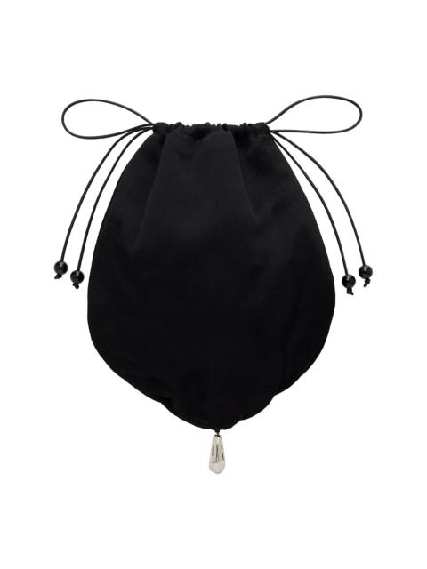 Black Teardrop Pouch