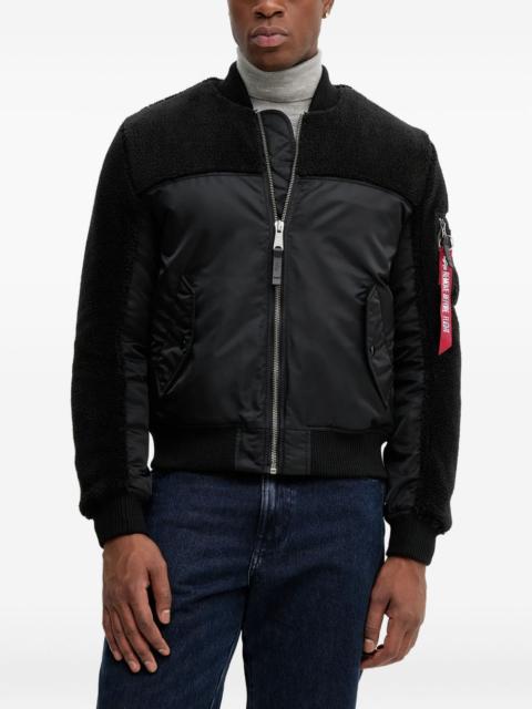 MA-1 teddy bomber jacket