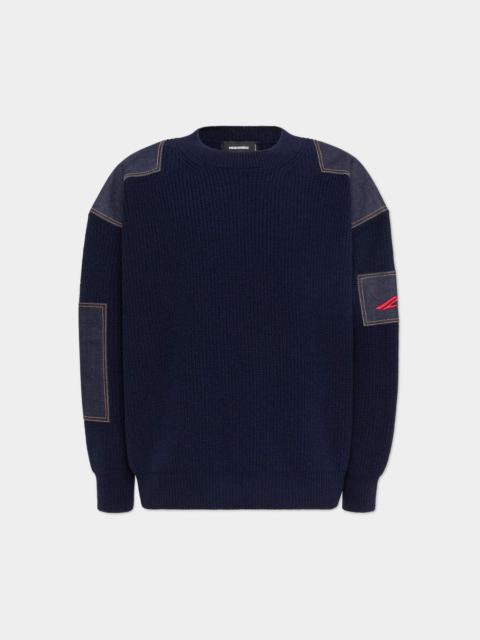 ICON DENIM PATCH JUMPER