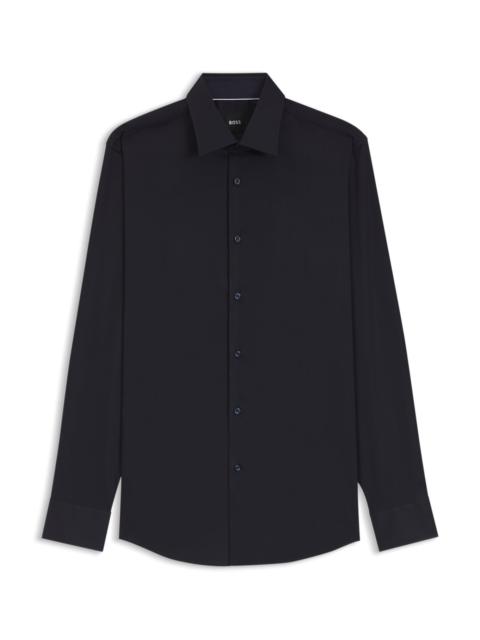 EASY-IRON SLIM-FIT SHIRT IN COTTON POPLIN