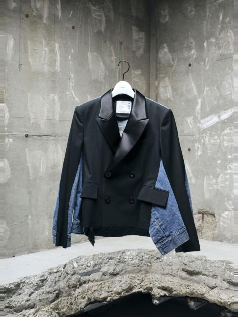 Wool Suiting x Denim Jacket