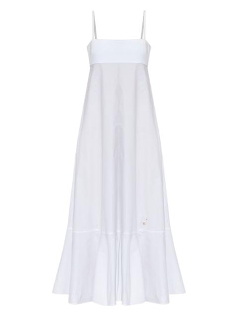 embroidered-detail maxi dress