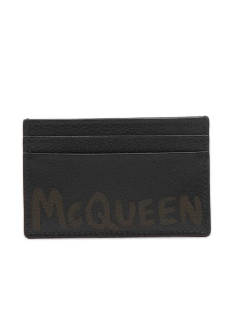 Alexander McQueen Graffiti Logo Card Holder