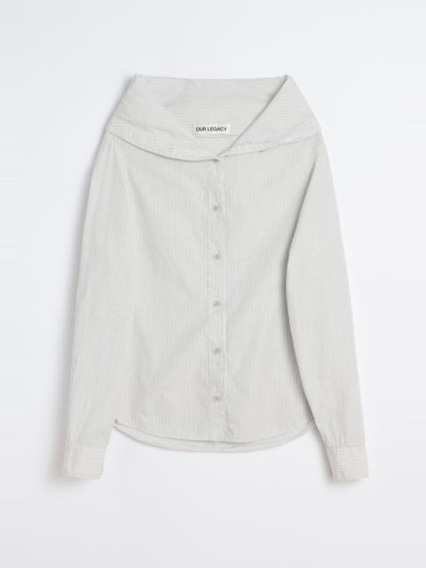 Kaonashi Shirt Diner Pinstripe Super Poplin