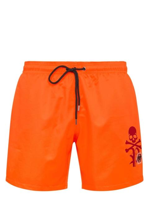 logo-print swim shorts