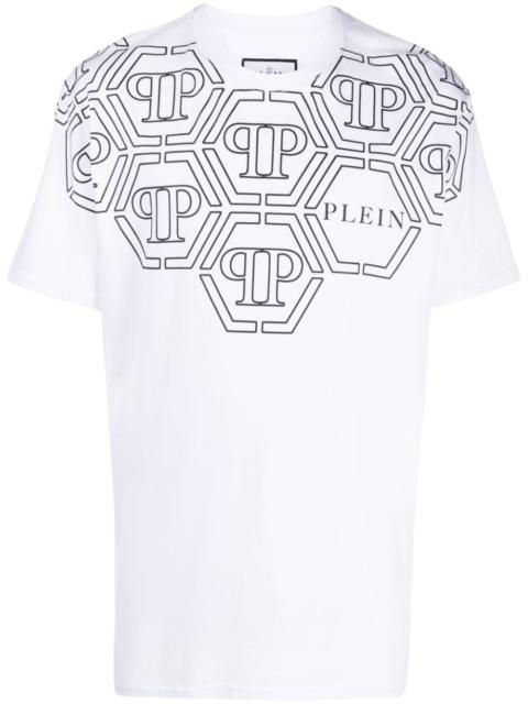 SS Hexagon round-neck T-shirt